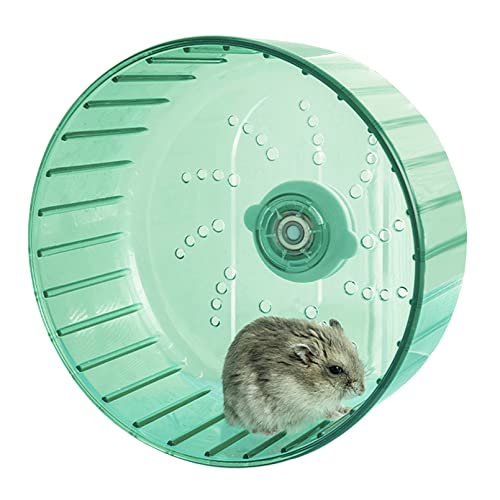 BNOSDM Leises Hamsterrad, 16,3 cm (6,3 Zoll) Super Mute Spinner Übung Laufrad Hamster Spielzeug für Hamsterkäfig für kleine Hamster Rennmäuse Mäuse von BNOSDM