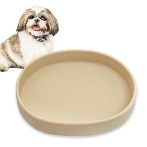 BNOSDM Silikon Hundefutterplatte Flacher Hundenapf Flacher Katzennapf 1 Packung Kleine Welpenplatten für kleine Hunde und Katzen Schnurrhaare Müdigkeit Haustier Futternäpfe für Trocken- und Nassfutter BNOSDM Silikon Hundefutterplatte Flacher Hundenapf Flacher Katzennapf 1 Packung Kleine Welpenplatten für kleine Hunde und Katzen Schnurrhaare Müdigkeit Haustier Futternäpfe für Trocken- und Nassfutter von BNOSDM