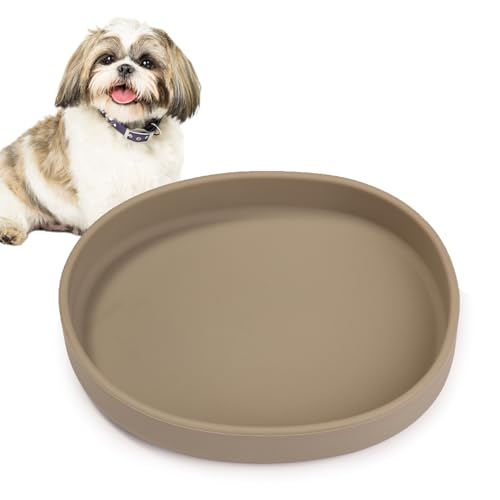 BNOSDM Silikon Hundefutterplatte Flacher Hundenapf Flacher Katzennapf 1 Packung Kleine Welpenplatten für kleine Hunde und Katzen Schnurrhaare Müdigkeit Haustier Futternäpfe für Trocken- und Nassfutter BNOSDM Silikon Hundefutterplatte Flacher Hundenapf Flacher Katzennapf 1 Packung Kleine Welpenplatten für kleine Hunde und Katzen Schnurrhaare Müdigkeit Haustier Futternäpfe für Trocken- und Nassfutter von BNOSDM