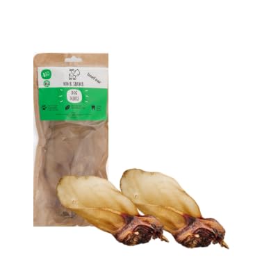 Bobik Snobik Getrocknete Schweineohren für Hunde 100g – Natürliche Kausnacks – Gesunde Belohnung – Proteinreiche Hundeleckerlis Bobik Snobik Getrocknete Schweineohren für Hunde 100g – Natürliche Kausnacks – Gesunde Belohnung – Proteinreiche Hundeleckerlis von BOBIK SNOBIK
