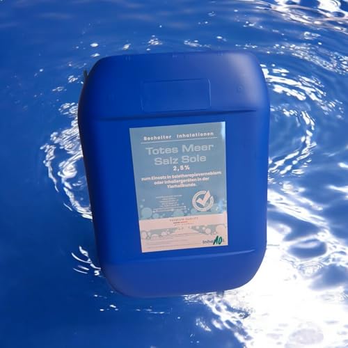 BOCHOLTER INHALATIONEN Mike Lütfrink 10 Liter Totes Meer Sole 2,5% für Anhänger,Maske oder Solebox von BOCHOLTER INHALATIONEN Mike Lütfrink