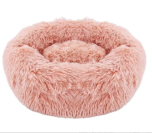 Katzenbett höhle Tierbett Haustierbett, Herausnehmbar, Donut, Lang, Plüsch, Feenpulver, Haustier-Hundebett, Zwinger, Rundes Bett, Winter, Warme Schlafliege Hundekissen katzenkissen ( Color : A , Size Katzenbett höhle Tierbett Haustierbett, Herausnehmbar, Donut, Lang, Plüsch, Feenpulver, Haustier-Hundebett, Zwinger, Rundes Bett, Winter, Warme Schlafliege Hundekissen katzenkissen ( Color : A , Size von BOGAZY