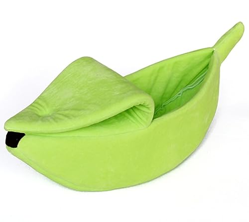 Katzenbett höhle Tierbett Hundebett, Tragbar, Bananenform, Niedlich, Weich, Warm, Haustierkissen, Hundenest Für Schlafende Haustiere, Welpen, Hunde, Zuhause Hundekissen katzenkissen ( Color : Grün , S Katzenbett höhle Tierbett Hundebett, Tragbar, Bananenform, Niedlich, Weich, Warm, Haustierkissen, Hundenest Für Schlafende Haustiere, Welpen, Hunde, Zuhause Hundekissen katzenkissen ( Color : Grün , S von BOGAZY