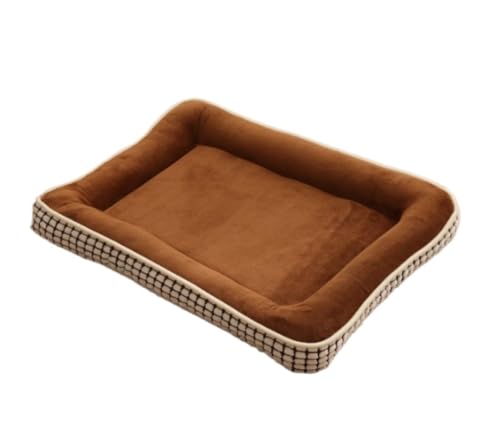 Katzenbett höhle Tierbett Hundebett Orthopädisches Hundekäfigbett Hundebett für kleine bis sehr große Hunde Moderne Betten mit Plüsch Hundekissen katzenkissen (Color : D, Size : 51 * 41cm) von BOGAZY