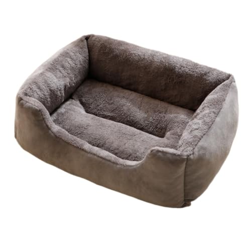 Katzenbett höhle Tierbett Hundebetten für große Hunde, rechteckig, waschbar, Haustiermatratze, bequem und atmungsaktiv, großes Hundebett, Haustierbett Hundekissen katzenkissen ( Color : C , Size : 45* von BOGAZY