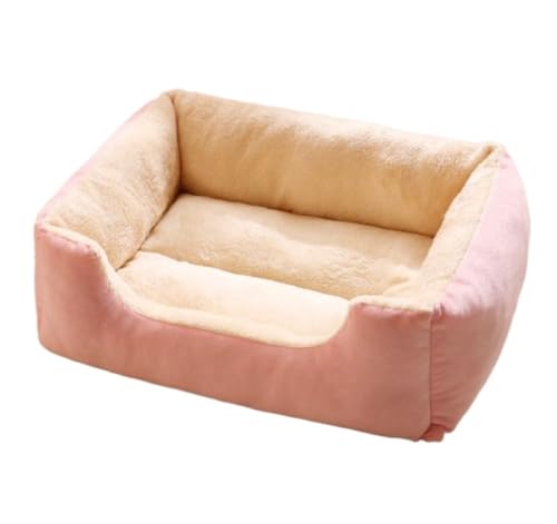 Katzenbett höhle Tierbett Hundebetten für große Hunde, rechteckig, waschbar, Haustiermatratze, bequem und atmungsaktiv, großes Hundebett, Haustierbett Hundekissen katzenkissen (Color : B, Size : 60* von BOGAZY