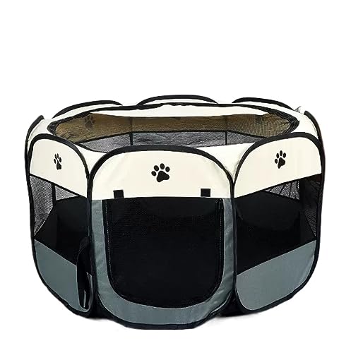 Katzenbett höhle Tierbett Tragbarer, Faltbarer 600D-Oxford-Stoff Und Mesh-Laufstall Für Haustiere, Zaun Für Das Wohnzimmer Hundekissen katzenkissen (Color : G, Size : 45 * 65cm) von BOGAZY