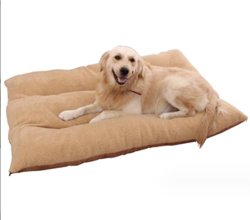 Katzenbett höhle Tierbett Waschbare Hundebetten Für Extra Große Hunde Mit Wasserdichtem Innenfutter. Hundeboxbett Aus Geschreddertem Memory-Schaum Hundekissen katzenkissen ( Color : C , Size : 75*50*1 von BOGAZY