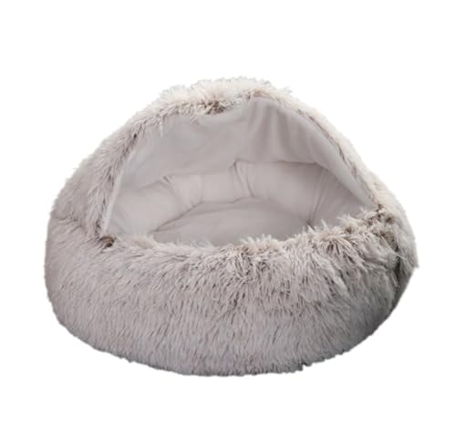 Katzenbett höhle Tierbett Weiches, Rundes Plüsch-Kunstfell-Haustierbett Für Katzen Oder Kleine Hunde, Anti-Angst-Katzenbett, Welpenbett, Waschbar Hundekissen katzenkissen ( Color : C , Size : 50*50cm Katzenbett höhle Tierbett Weiches, Rundes Plüsch-Kunstfell-Haustierbett Für Katzen Oder Kleine Hunde, Anti-Angst-Katzenbett, Welpenbett, Waschbar Hundekissen katzenkissen ( Color : C , Size : 50*50cm von BOGAZY