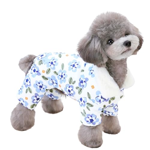 BOGDTF Hunde-Wintermantel, warm, für Welpen, Schneeanzug, Fleece, Outdoor-Overall, winddicht, Hundebekleidung für kleine Hunde und Katzen BOGDTF Hunde-Wintermantel, warm, für Welpen, Schneeanzug, Fleece, Outdoor-Overall, winddicht, Hundebekleidung für kleine Hunde und Katzen von BOGDTF
