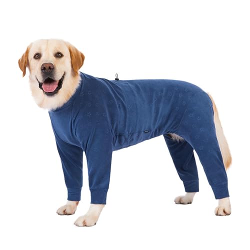 BOGDTF Hundemantel für Herbst und Winter, Overall für große und mittelgroße Hunde, 4 Pfoten bedeckt, Overall für Hunde, Fleece, warm, Pyjama für Haustiere BOGDTF Hundemantel für Herbst und Winter, Overall für große und mittelgroße Hunde, 4 Pfoten bedeckt, Overall für Hunde, Fleece, warm, Pyjama für Haustiere von BOGDTF