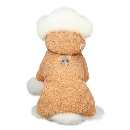 BOGDTF Kapuzen-Sweatshirt für kleine Hunde, Pyjama aus weichem Fleece für Hunde, Wintermantel für Hunde, warme Jacke für Hunde, Anzug Fitwarm für Hunde, Rollkragenpullover für kleine Hunde BOGDTF Kapuzen-Sweatshirt für kleine Hunde, Pyjama aus weichem Fleece für Hunde, Wintermantel für Hunde, warme Jacke für Hunde, Anzug Fitwarm für Hunde, Rollkragenpullover für kleine Hunde von BOGDTF