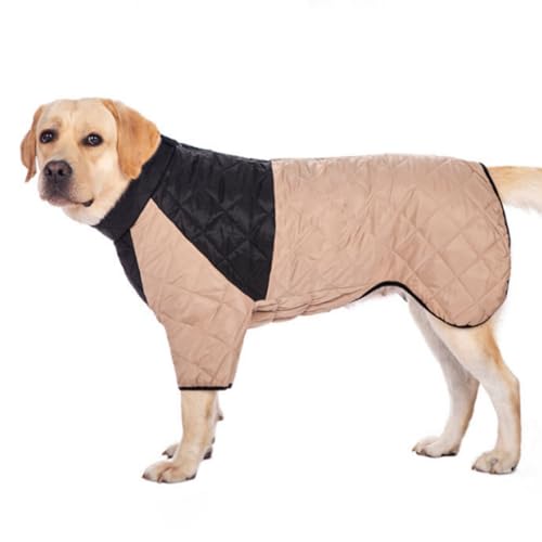BOGDTF Warmer Hunde-Wintermantel, Rollkragen, Hundejacke für kaltes Wetter, wasserdicht, große Hundejacke, Fleece-Hundeweste, Hunde-Schneeanzug mit Beinen für mittelgroße und große Hunde BOGDTF Warmer Hunde-Wintermantel, Rollkragen, Hundejacke für kaltes Wetter, wasserdicht, große Hundejacke, Fleece-Hundeweste, Hunde-Schneeanzug mit Beinen für mittelgroße und große Hunde von BOGDTF