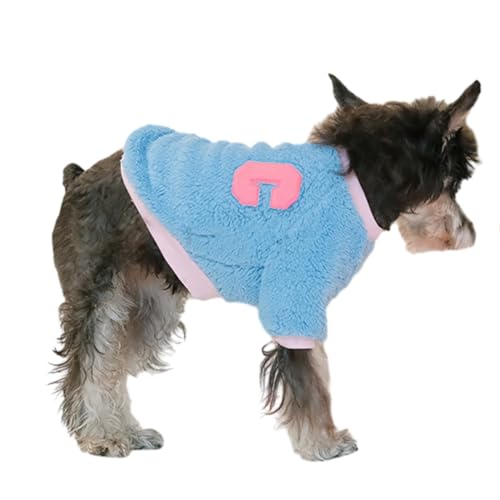 BOGDTF Wintermantel für Hunde, Pullover für Hunde, Kaltwettermantel für Hunde, luxuriöser Fleece-Schlafanzug, weich und leicht, für kleine, mittelgroße Hunde BOGDTF Wintermantel für Hunde, Pullover für Hunde, Kaltwettermantel für Hunde, luxuriöser Fleece-Schlafanzug, weich und leicht, für kleine, mittelgroße Hunde von BOGDTF