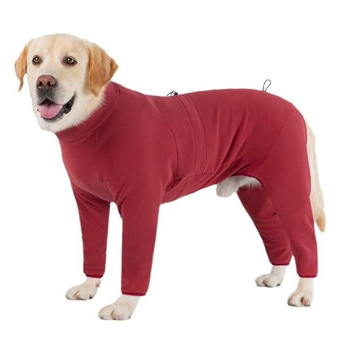 BOGDTF Wintermantel für Hunde, warme Fleecejacke für Hunde, winddichter Pullover für Hunde, dicker Overall für den ganzen Körper, Pyjama für Welpen, Kleidung für Haustiere BOGDTF Wintermantel für Hunde, warme Fleecejacke für Hunde, winddichter Pullover für Hunde, dicker Overall für den ganzen Körper, Pyjama für Welpen, Kleidung für Haustiere von BOGDTF