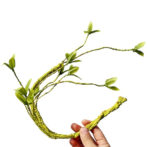BOGEEL Aquarien Reptilien Kletterrebe Terrarium Pflanze Aquarium Dekoration Terrarium für Amphibien Eidechsen Schlange von BOGEEL