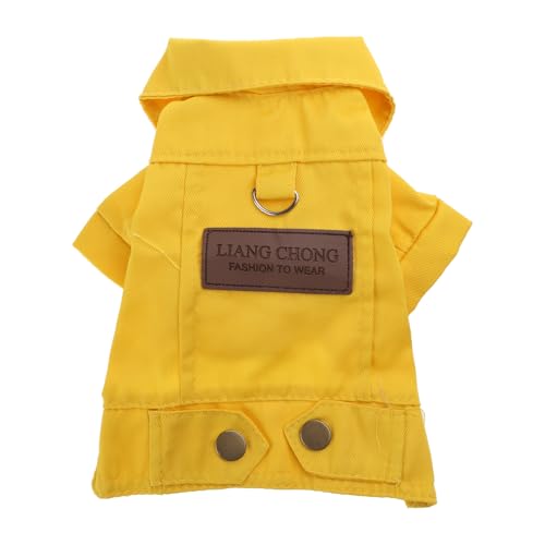 BOGEEL Tractions Hundemantel für Herbst und kleine Hunde, schöne Haustierkleidung, Denim-Jacken für Herbst und Winter BOGEEL Tractions Hundemantel für Herbst und kleine Hunde, schöne Haustierkleidung, Denim-Jacken für Herbst und Winter von BOGEEL