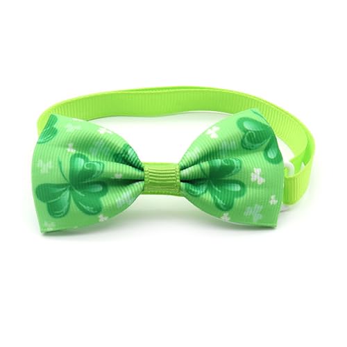 Hundehalsband für Hunde und Katzen, Blumenmuster, Kleeblatt-Design, für Mädchen, mit Fliegen Hundehalsband für Hunde und Katzen, Blumenmuster, Kleeblatt-Design, für Mädchen, mit Fliegen von BOGEEL