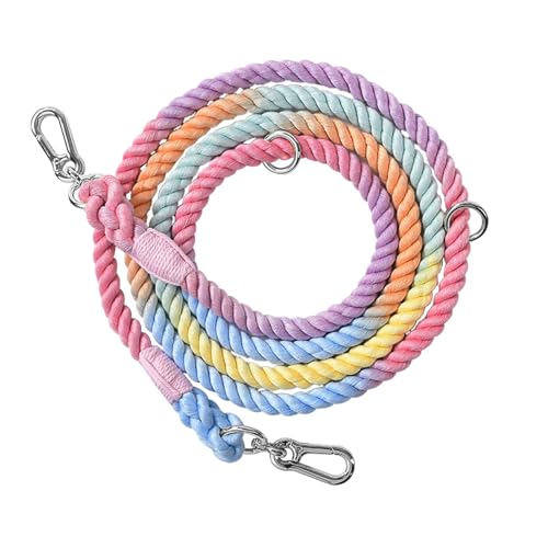 Hundeleine, geflochtenes Seil, 2,1 m lang, starkes Training, Spazierengehen, Schwimmen, Wandern Hundeleine, geflochtenes Seil, 2,1 m lang, starkes Training, Spazierengehen, Schwimmen, Wandern von BOGEEL