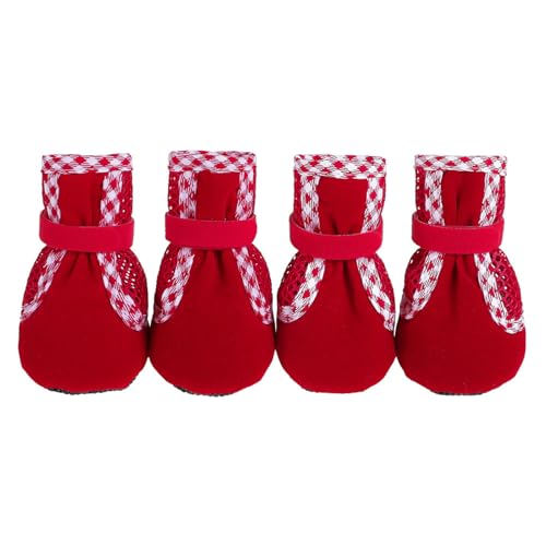 Katzenschuh-Set für Regen und Schnee, warm, für den Winter, Pfotenschutz für große Hunde, Spaziergänge im Freien Katzenschuh-Set für Regen und Schnee, warm, für den Winter, Pfotenschutz für große Hunde, Spaziergänge im Freien von BOGEEL