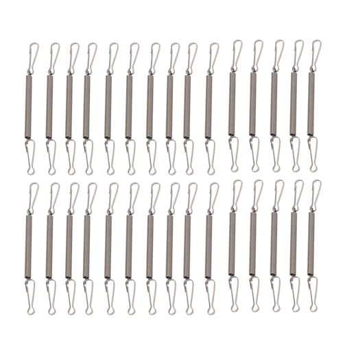 Kleintierkäfig Federverschlüsse Wasserflaschenregal für Haustierkäfig Edelstahl Clip On Feder für Trinkflasche Kleintierkäfig Federverschlüsse Wasserflaschenregal für Haustierkäfig Edelstahl Clip On Feder für Trinkflasche von BOGEEL