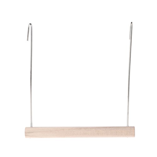 Papageien-Naturholz-Sitzstange zum Aufhängen, Holzständer für Haustiere, Vogelkäfig für kleine Vögel, Papageien Papageien-Naturholz-Sitzstange zum Aufhängen, Holzständer für Haustiere, Vogelkäfig für kleine Vögel, Papageien von BOGEEL