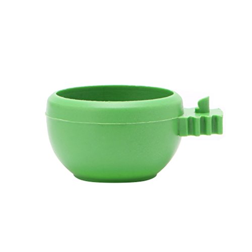 Vogel-Futternapf mit Griff, Futterbecher, Wasserschale für Papageienkäfig, geeignet für Sittiche, Sittiche, Wellensittiche Vogel-Futternapf mit Griff, Futterbecher, Wasserschale für Papageienkäfig, geeignet für Sittiche, Sittiche, Wellensittiche von BOGEEL