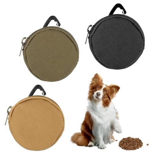 BOHUIZ 3 Stücke Leckerlibeutel für Hunde, Klein Futterbeutel Hundetraining mit Karabiner Futterbeutel Hund für Spaziergänge Hundetraining Hunde Reisen BOHUIZ 3 Stücke Leckerlibeutel für Hunde, Klein Futterbeutel Hundetraining mit Karabiner Futterbeutel Hund für Spaziergänge Hundetraining Hunde Reisen von BOHUIZ