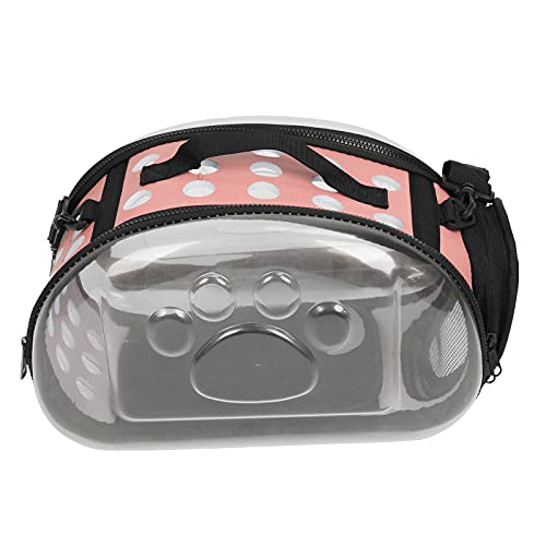 BOLORAMO Transportbox für Haustiere, praktisch und stylisch Katzentransportbox Stark und bissfest, robust für Reisende Haustiere(pink, M) von BOLORAMO