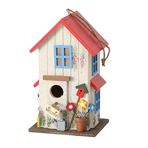 Vogelhaus Vogelhäuschen *Rot* Nistkasten Holz Deko H26cm Vogelhaus Vogelhäuschen *Rot* Nistkasten Holz Deko H26cm von BOLTZE