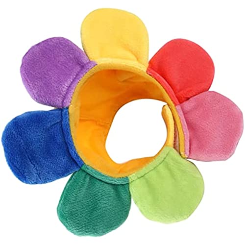 Katzenhut Entzückendes Kostüm Hase, kleine Hunde Kätzchen Welpen Party Kostüm Zubehör Kopfbedeckung, Blume Kopfbedeckung, Haustier Cosplay Kostüme, Haustier Kostüm Hut (Niedlicher Stil) von BOMBKI