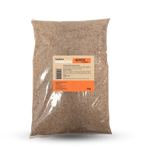 BonÀrea – Vogelfutter 5 kg – Futter für Kanarienvögel, Stieglitz und Wildvögel – mit Vitaminen angereicherte Samenmischung – natürliches und vollständiges Futter von BONAREA