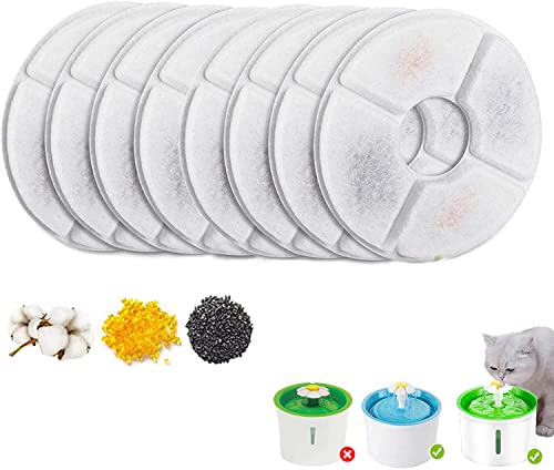Katzenbrunnen Filter für Trinkbrunnen für Katze,Filter für Katzen Hunde Wasserbrunnen für Katzen Mehrere Haustiere Katzen Zubehör 8Stück -BONBELONG Katzenbrunnen Filter für Trinkbrunnen für Katze,Filter für Katzen Hunde Wasserbrunnen für Katzen Mehrere Haustiere Katzen Zubehör 8Stück -BONBELONG von BONBELONG