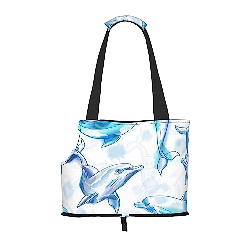 Dolphin Pet Carrier, Tier Tragbare Tragetasche Casual Hund Katze Umhängetasche für kleine bis mittelgroße Katzen und kleine Hunde Dolphin Pet Carrier, Tier Tragbare Tragetasche Casual Hund Katze Umhängetasche für kleine bis mittelgroße Katzen und kleine Hunde von BONDIJ