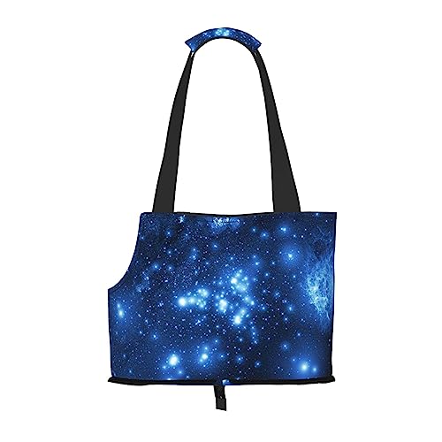 Galaxy Stars Haustiertragetasche, Tier-Tragetasche, lässige Schultertasche für Hunde und Katzen, für kleine bis mittelgroße Katzen und kleine Hunde Galaxy Stars Haustiertragetasche, Tier-Tragetasche, lässige Schultertasche für Hunde und Katzen, für kleine bis mittelgroße Katzen und kleine Hunde von BONDIJ