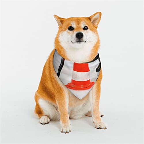 Hundehalstücher mit Eishockey-Muster, wendbar, dreieckig, verstellbar, weiches Halstuch, für mittelgroße und große Haustiere von BONDIJ