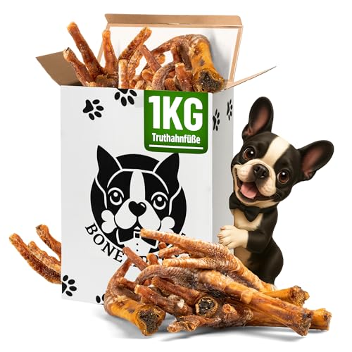 BONE APPETIT Getrocknete Truthahnfüße für Hunde (Circa 17-20 cm), Kauartikel, Hundefutter - Glutenfrei, Hundesnack zur Zahnpflege, 100% Natürliche Inhaltsstoffe - 20 Stück von BONE APPETIT