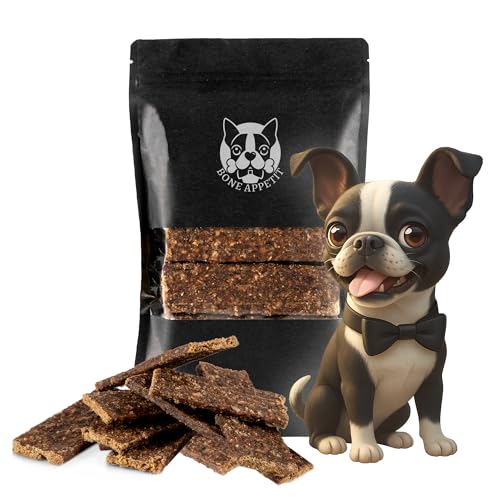 BONE APPETIT Hirschstreifen für Hunde – 300g | Trainingssnack, Hundeleckerli, Hundesnack, 100% Natürlich, Fettarm & Getreidefrei von BONE APPETIT