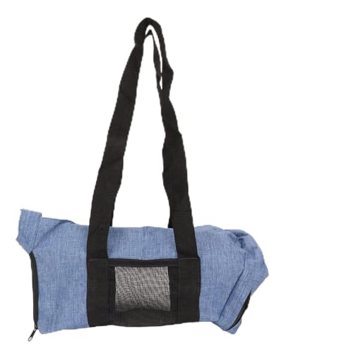 Bonkzebu Erweiterbarer Haustierträger, Atmungsaktive, Verstellbare Pet Pet Waffeesbeutel, Katze Badebeutel für Nagel mit Verstellbarem Halsumfang von BONKZEBU