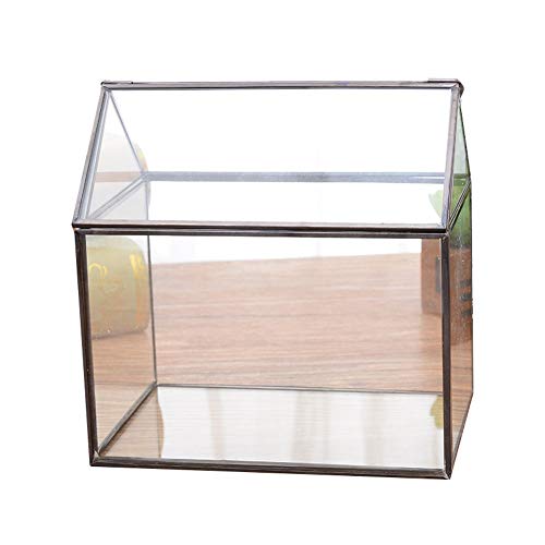 BONOOL Schmuckkästchen, geometrisch, quadratisch, Glas, Schmuckvitrine, transparent, europäischer Stil, einfacher kreativer Schmuck-Organizer, Schmuckschatulle für Damen BONOOL Schmuckkästchen, geometrisch, quadratisch, Glas, Schmuckvitrine, transparent, europäischer Stil, einfacher kreativer Schmuck-Organizer, Schmuckschatulle für Damen von BONOOL