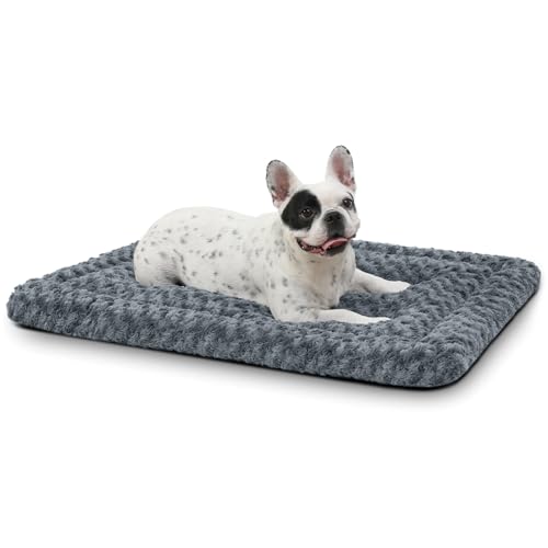 BOODPET Luxuriöse orthopädische Hundebett-Matte – rutschfeste, waschbare Haustiermatratze für große und mittelgroße Hunde, 75 x 47 cm, Plüsch-Fleece-Kissen für Kisten, Sofas, Zwinger und Reisen BOODPET Luxuriöse orthopädische Hundebett-Matte – rutschfeste, waschbare Haustiermatratze für große und mittelgroße Hunde, 75 x 47 cm, Plüsch-Fleece-Kissen für Kisten, Sofas, Zwinger und Reisen von BOODPET