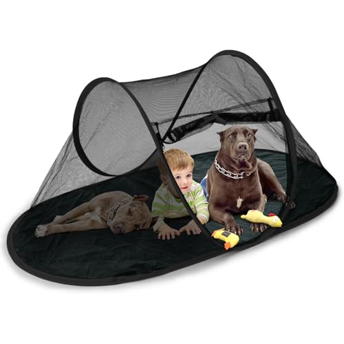 Großes faltbares Haustierzelt, 180 x 90 x 76 cm, Laufstall für Katzen und Hunde, geräumiges atmungsaktives Netzgehäuse, strapazierfähiger wasserdichter Boden, einfacher Aufbau, tragbar für Reisen Großes faltbares Haustierzelt, 180 x 90 x 76 cm, Laufstall für Katzen und Hunde, geräumiges atmungsaktives Netzgehäuse, strapazierfähiger wasserdichter Boden, einfacher Aufbau, tragbar für Reisen von BOODPET