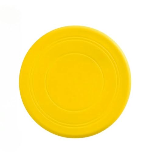 BOQUN Hundespielzeug Hund Flying Disc Frisbee Silikonspiel Spielzeug Für Kleine Mittelgroße Hundeaktivitätsspiele Hunde Intelligenz Fliegere Haustier Spielzeug-Gelb von BOQUN