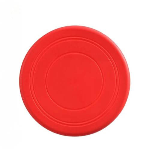 BOQUN Hundespielzeug Hund Flying Disc Frisbee Silikonspiel Spielzeug Für Kleine Mittelgroße Hundeaktivitätsspiele Hunde Intelligenz Fliegere Haustier Spielzeug-Rot von BOQUN