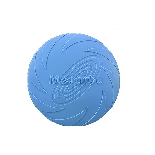 BOQUN Spielzeug Für Haustiere Fashion Dog Toy Flying Discs Haustier Hunde Silikonspiel Training Interaktive Welpenspielzeug Welpen Tierversorgungen-Blue-18Cm von BOQUN