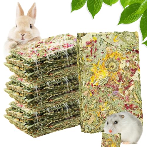 BORDEAG 15 Stück Hasen Kauspielzeug, Kaninchen Spielzeug Kauspielzeug, Kleintiere Molar Zubehör Für Meerschweinchen Chinchilla Hasen von BORDEAG