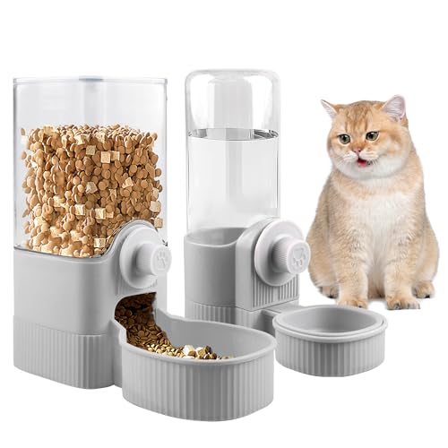 BORDEAG Trinkflasche Kaninchen Automatischer, Hasentränke Automatischer Futter- und Wasserspender 2 Stück, Automatischer Futterspender Hängend für Katzen Meerschweinchen Hamster Kaninchen BORDEAG Trinkflasche Kaninchen Automatischer, Hasentränke Automatischer Futter- und Wasserspender 2 Stück, Automatischer Futterspender Hängend für Katzen Meerschweinchen Hamster Kaninchen von BORDEAG