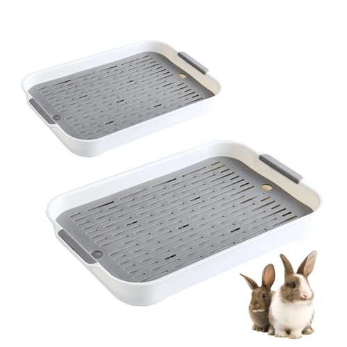 Kaninchen Katzentoilette, 2 Größen Kaninchen Toilette mit Reinigungssieb, Kaninchenkäfig Töpfchentrainer, Hamstertoilette, Haustier Töpfchen, Kaninchentoilette, Kleintiertoilette Kaninchen Katzentoilette, 2 Größen Kaninchen Toilette mit Reinigungssieb, Kaninchenkäfig Töpfchentrainer, Hamstertoilette, Haustier Töpfchen, Kaninchentoilette, Kleintiertoilette von BORDEAG