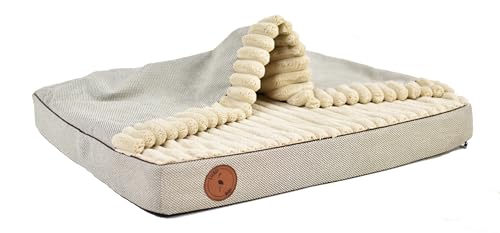 BORN2REST Hundebett Mittelgroße Hunde, Bettmatte Orthopädische Matratze für Hunde, Hundebett Flauschig Haustierbett mit Kapuze, Rutschfestes Waschbar, Reißverschluss Matten (Beige, 100 x 80 x 10 cm) BORN2REST Hundebett Mittelgroße Hunde, Bettmatte Orthopädische Matratze für Hunde, Hundebett Flauschig Haustierbett mit Kapuze, Rutschfestes Waschbar, Reißverschluss Matten (Beige, 100 x 80 x 10 cm) von BORN2REST