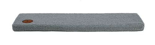 Prime Katzen Fensterliege Für Katzen, Fensterbank mit Einer Rutschfesten Rückseite, Katzenbett Fensterbank Europäischen Union hergestellt (Grau Boucle, 50 x 20 x 3 cm) von BORN2REST